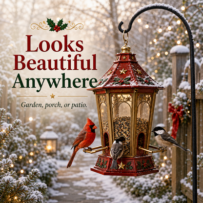 🎄 Christmas Bird Feeder Collection– Festive Hanging Garden Feeders for Wild Birds
