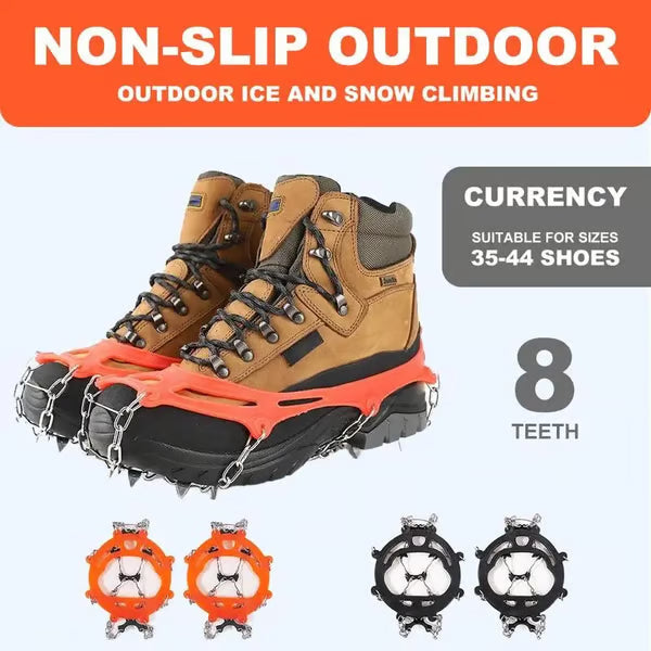 🛠️Lightweight Crampons Anti-Slip Traction Snow Grips for Walking