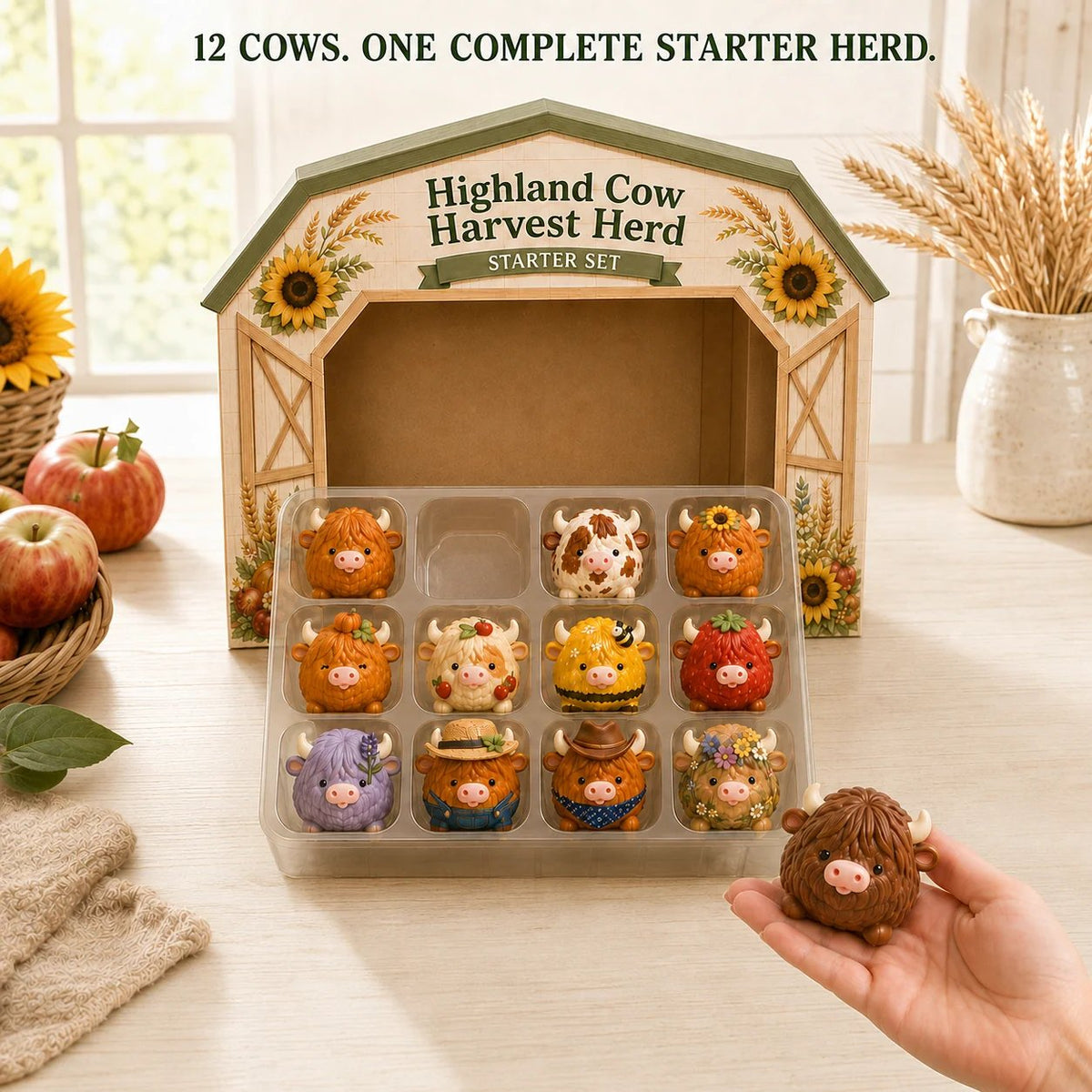 Highland Cow Starter Set tray