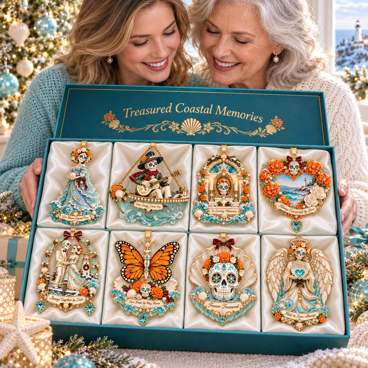 Complete eight-piece Ocean Day of the Dead collection