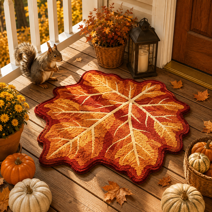 Autumn Maple Leaf Rug
