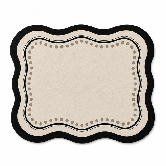 Organic Wavy Edge Area Rug