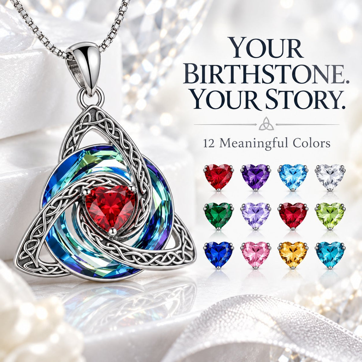 Your Birthstone. Your Story. Your Celtic Guardian. ✨🛡️
