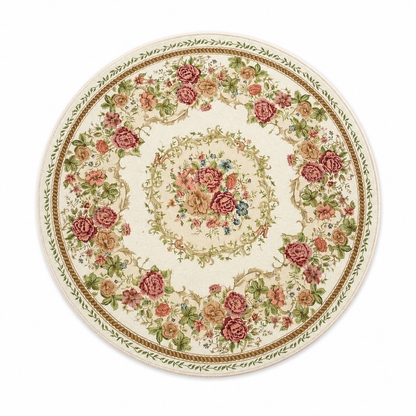 Rose Garden Round Rug
