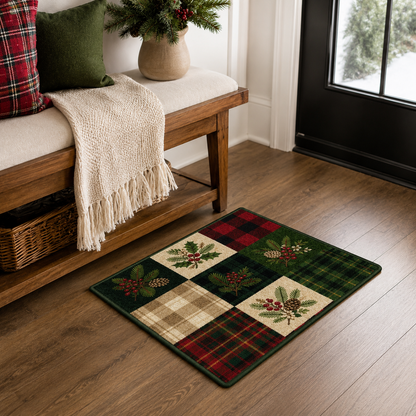 Christmas Patchwork Rug