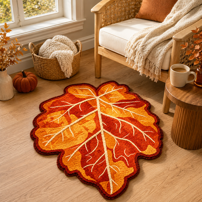 Autumn Maple Leaf Rug